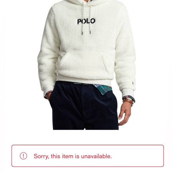 -POLO by RALPH LAUREN KANGAROO POCKET FLEECE HOODIE - Picture 6 of 6